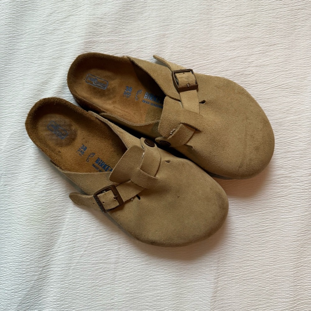 Birkenstock Boston taupe Women’s size 7.5
